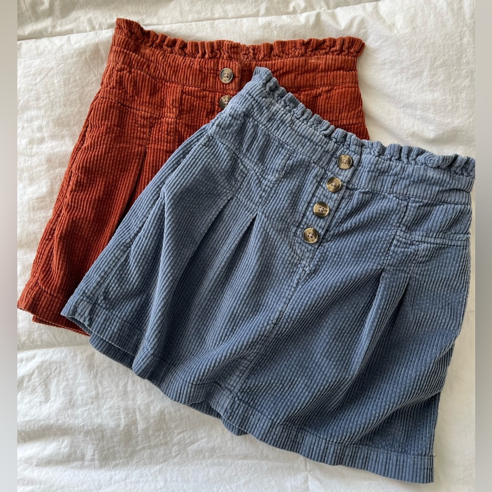 AE corduroy mini skirts XXS
